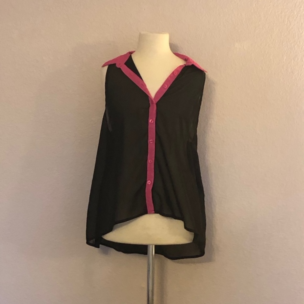 Fire Los Angeles - Black & Pink Tank (Small)